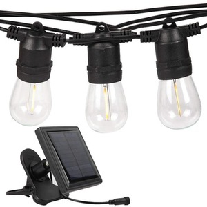 Guirnalda de luces navideñas USB S14 de doble uso, luz Led <span class=keywords><strong>Solar</strong></span> para exteriores <span class=keywords><strong>con</strong></span> <span class=keywords><strong>Panel</strong></span> <span class=keywords><strong>Solar</strong></span> y USB - Product Image 4