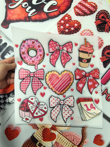 Diseños de Fábrica, Pegatinas Personalizadas, Transferencias de Serigrafía, Transferencias DTF para el Día de San Valentín, Transferencia de Imagen, Impresión por Transferencia de Calor DTF - Product Image 3