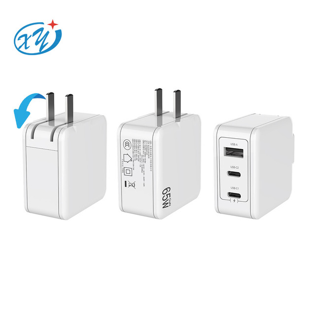 Wholesale 65W Portable Universal GaN PD Charger with USB-C USB-A CCC 3C Charging for Mobile Phones Laptops at 45W Output Power