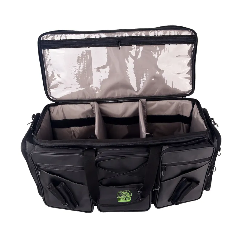 Bolsa de isca de pesca multifuncional ma-050, bolsa com grande capacidade para iscas de pescar, equipamento de pesca