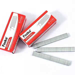 Foska 5000 Staples Durable Silver 1/4" Length Standard Stapler Staples of 5000 pcs Staples in One Box