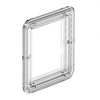 Boîtier de distribution OEM personnalisé de marque VN 2215 en PC transparent IP64 imprimé sérigraphié 117x117mm