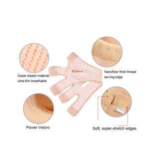 Bandeau amincissant pour le <span class=keywords><strong>visage</strong></span> en coton avec logo personnalisable SJVL, sangle élastique en <span class=keywords><strong>V</strong></span>, tailles S/M/L/XL, pour usage domestique - Product Image 6