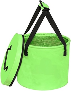 Seau pliable portable de 20 L, imperméable, rond, pour l'escalade, la natation, le camping, le lavage de voiture - Product Image 1