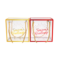 Offre Spéciale Transparent Transparent PVC PET PP Boîte En Plastique Portable Bonbons Gâteau Boîte-Cadeau Avec Logo Personnalisé Poignée