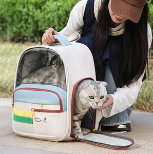 Folding Mesh <b>Cat</b> Pet Carrier <b>Backpack</b> and Handbag <b>Cat</b> Transport Walking <b>Backpack</b> Bag for Pet Travel High Capacity - Product Image 4