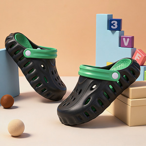 DERAN OEM <span class=keywords><strong>Sabots</strong></span> antidérapants pour enfants, unisexes, nouveaux, légers, respirants, durables, chaussures pour garçons, EVA de haute qualité, logo personnalisé - Product Image 4