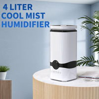 Humidificateur d'air électrique ultrasonique créatif, diffuseur d'arômes, aromathérapie >5.0L, télécommande, faible bruit, pour la maison, l'hôtel, le bureau