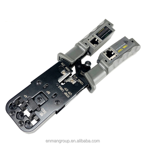 Herramienta <span class=keywords><strong>de</strong></span> crimpado RJ45 para telecomunicaciones con probador <span class=keywords><strong>de</strong></span> <span class=keywords><strong>cable</strong></span> <span class=keywords><strong>de</strong></span> <span class=keywords><strong>red</strong></span>, funciones eficientes <span class=keywords><strong>de</strong></span> crimpado, corte y pelado <span class=keywords><strong>de</strong></span> cables - Product Image 3