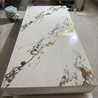Panneaux muraux imperméables avec décoration intérieure en marbre UV, panneaux muraux de douche, panneaux décoratifs pour mur de télévision