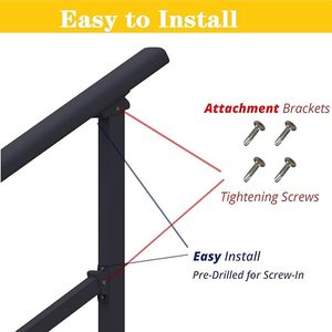 Tay vịn ngoài trời bước 1 đến 5 bước-lan can Cầu Thang sắt rèn-Bước ổn định 5 feet handrailing-Lan can nhà trong nhà an toàn - Product Image 4