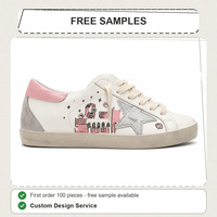 Birotzxiues – baskets basses Off White Silver Star pour femmes, chaussures décontractées à lacets, logo personnalisé, taille européenne 36-44