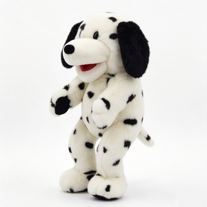 Marioneta de Mano de Perro Dálmata con Manchas Personalizada, Rellena de Algodón PP, Accesorios para Cumpleaños - Product Image 1