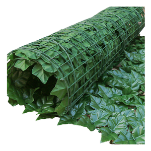 Uv-chống Faux cây xanh bối cảnh Ivy Lá Nho hàng rào hàng rào tấm 1x3m riêng tư tường Màn hình nhân tạo Ivy cho tường treo - Product Image 1