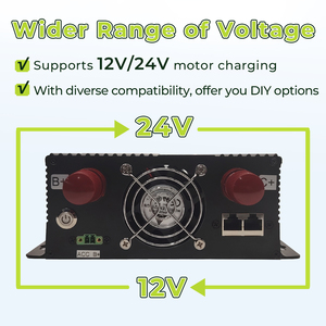 <span class=keywords><strong>Cargador</strong></span> DC-DC de 12V/24V 60A con Entrada <span class=keywords><strong>Solar</strong></span> MPPT, <span class=keywords><strong>Cargador</strong></span> de Batería Dual para Sistemas Fuera de la Red, RV y Embarcaciones - Product Image 6
