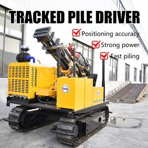 Zonne-Energie Hydraulische Heimachinemachine Met Pilling Hamer Boorpaal En Vijzel Schroef Rig - Product Image 6