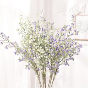 High Quality Artificial Real Touch White Baby's Breath Gypsophila Flowers For Wedding Home Decoration Floral Arrangement