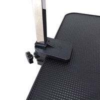 Table de toilettage pour animaux de compagnie pliable en acier inoxydable avec un design simple pour les hôpitaux vétérinaires et les salons de toilettage pour chiens, fonction d'épilation