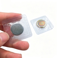 Magnet Pakaian Harga Pabrik N35 dengan Magnet Perhiasan Permanen PVC Tahan Air Magnet Ndfeb Bulat