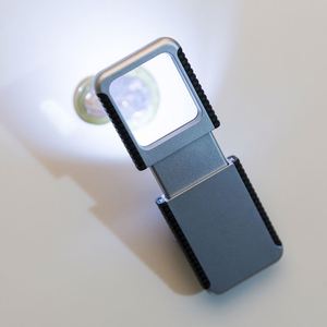 Custom Brand Portable <b>Plastic</b> LED Magnifier with <b>Slide</b>-Out Pocket and Custom Logo Corporate Gift for E-commerce Buyers - Product Image 6
