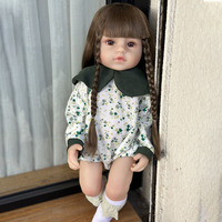 2024 Tiktok nuevo 55cm simulación bebé renacimiento muñeca ropa princesa vestido conjunto muñeca ropa niña jugar Juguetes Para el hogar regalos