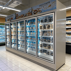 Congelatore Commerciale con Porta in Vetro per Esposizione di Birre e Bevande in Supermercato - Offerta Speciale - Product Image 5