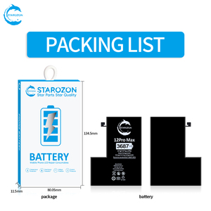 STAROZON <span class=keywords><strong>Batterie</strong></span> 100% authentique pour <span class=keywords><strong>iPhone</strong></span> <span class=keywords><strong>12</strong></span> <span class=keywords><strong>Mini</strong></span> Pro Max Tous modèles <span class=keywords><strong>Batterie</strong></span> de téléphone portable Disponible en stock - Product Image 5