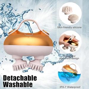 เครื่องบำบัดหนังศีรษะด้วยแสงสีแดง รุ่นใหม่ ทำจากซิลิโคน - Product Image 4