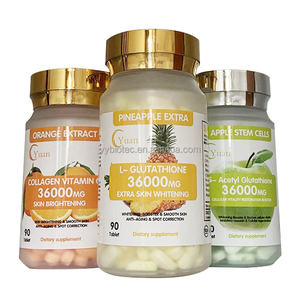Tabletas para blanquear la piel de vitamina C glutatión de fuerza máxima sabores de frutas de alta calidad - Product Image 2