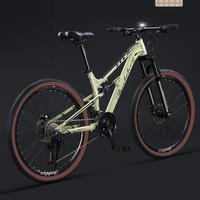 Sepeda Gunung XT M-35 Full Suspension Aluminium Alloy Soft Tail Suspensi Ganda Rem Cakram Ganda 24-30 Speed