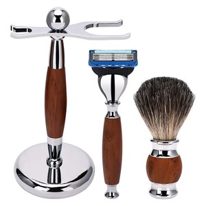 Juego <span class=keywords><strong>de</strong></span> Regalo <span class=keywords><strong>de</strong></span> 3 Piezas <span class=keywords><strong>de</strong></span> Brocha <span class=keywords><strong>de</strong></span> <span class=keywords><strong>Afeitar</strong></span> FYD Popular, Herramienta para Espumar Jabón, Brocha <span class=keywords><strong>de</strong></span> <span class=keywords><strong>Afeitar</strong></span> para Barba - Product Image 3