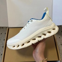 Chaussures de sport décontractées à lacets en cuir de vachette Cloud Branded, respirantes, pour la course en extérieur, style Cloudtilt Height
