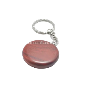 Handcrafted Wooden Custom Shape Keychain with Custom logo for Promotion Business Gift