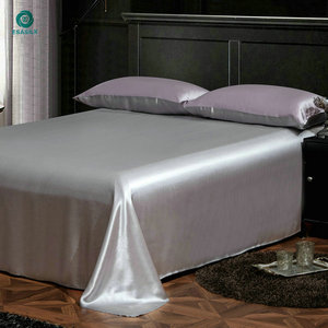 Vente en gros de draps en soie 100% parure de lit personnalisée <span class=keywords><strong>extra</strong></span> <span class=keywords><strong>large</strong></span> housse de couette literie en soie de luxe pour lits doubles appropriés - Product Image 4