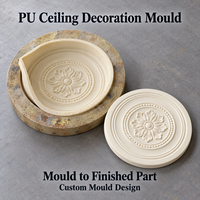 Moulure de plafond en résine Tietuo + noyau en élastomère PU C258-G3, texture fine, partenaire de moules longue durée, service de réparation de moules
