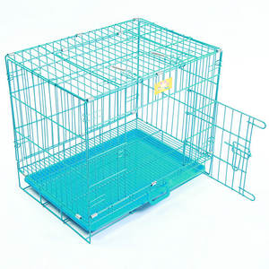 Ağır dayanıklı köpek sandık katlanır köpek kafesi - Product Image 5