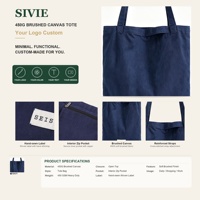 Sac fourre-tout en toile personnalisé, sac à bandoulière en coton avec poche zippée, poignée renforcée, sac de shopping réutilisable, grand, écologique