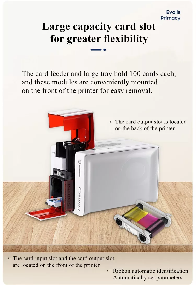 High Performance EVOLIS Primacy Fast And Versatile PVC ID Card Printer