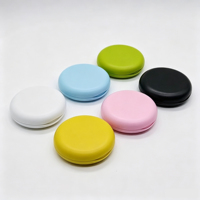 Boîte de rangement pour aligneurs dentaires avec logo personnalisé, en ABS, avec miroir, coussinet en silicone, fermeture magnétique, outil de retrait des Chewies, pour le voyage