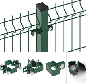Panel de PVC 3D Cercado Alambre Madera tratada térmicamente Malla de alambre 3D Valla de privacidad con tratamiento a presión - Product Image 1