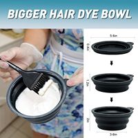 Kit brosse et bol de teinture pour cheveux de barbier professionnel avec logo personnalisé ensemble de pinceaux de teinture pour cheveux