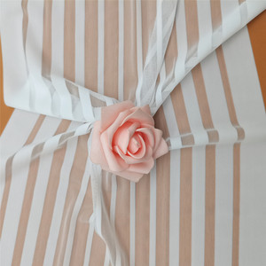 Ren viền sọc 30cm tùy chỉnh, chất liệu ren thun nylon spandex co giãn tốt, dùng cho đồ lót, váy nữ, trang trí - Product Image 6