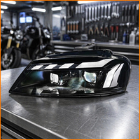 Pour Audi A3 8P 2008-2012, style RS5, phare avant à LED matriciel, feux de jour à LED, clignotants dynamiques séquentiels, projecteur