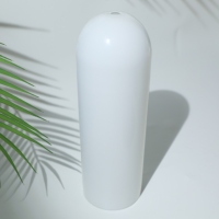 Abat-jour cylindrique long en verre opale, facile à nettoyer, résistant aux rayures, pour suspension intérieure résidentielle et commerciale