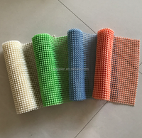 Rouleau de revêtement d'étagère et de tiroir non adhésif en maille PVC réversible moderne de 12 pouces x 20 pieds Poignée antidérapante Cuisine et maison Cuisine Maison