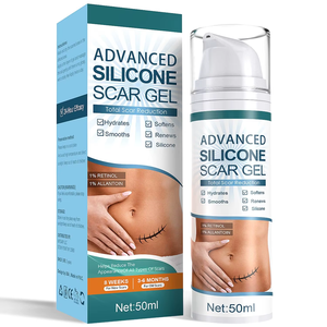<span class=keywords><strong>Gel</strong></span> Cicatrisant Avancé en <span class=keywords><strong>Silicone</strong></span> OEM – Réduit l'Apparence des Vieilles et Nouvelles Cicatrices, Vergetures, Chéloïdes Chirurgicaux, Acné – Crème de Soin Corporel - Product Image 1