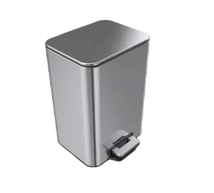 Good Quality Diaper Bin Metal Waste Kitchen Bathroom Commercial Hotel Pedal Stainless Steel Trash bin