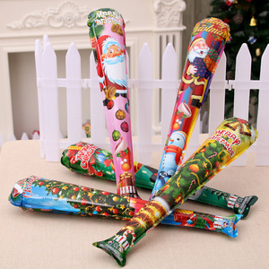 Christmas decorations, children's <b>gifts</b>, shaker sticks, inflatable Christmas sticks for kids, self-inflating. - Product Image 1