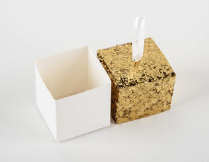 صندوق حلوى وهدايا محمول وصديق للبيئة من ورق الكرافت على شكل حقيبة يد من جينكونج للمناسبات وحفلات الزفاف - Product Image 5