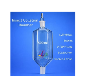 Cámara Cilíndrica de Gran Capacidad para la Colección de Insectos, Contenedor Transparente para la Observación de Especímenes de 500 ml, 50x200 mm, OEM Yashika Solutions - Product Image 3
